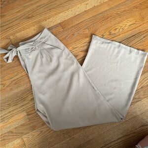 Cato Women's Cream Wide-Leg Trousers